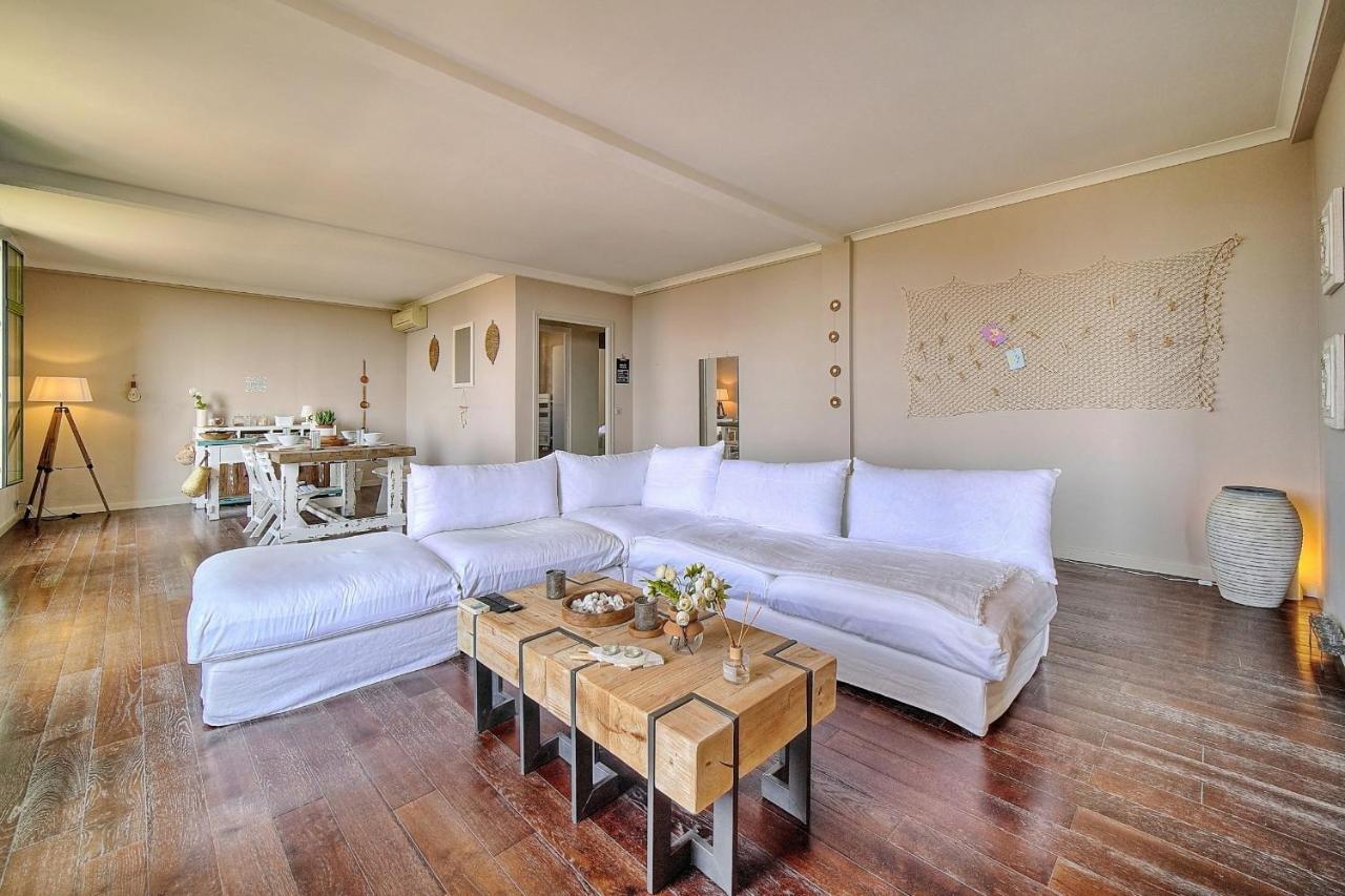 Immogroom - Large Apartment - Parking - Air Conditioning - Sea View - Wifi Κάννες Εξωτερικό φωτογραφία
