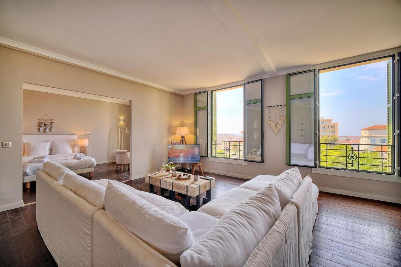 Immogroom - Large Apartment - Parking - Air Conditioning - Sea View - Wifi Κάννες Εξωτερικό φωτογραφία